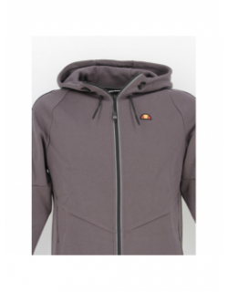 Sweat zippé à capuche paviso réfléchissant gris homme - Ellesse