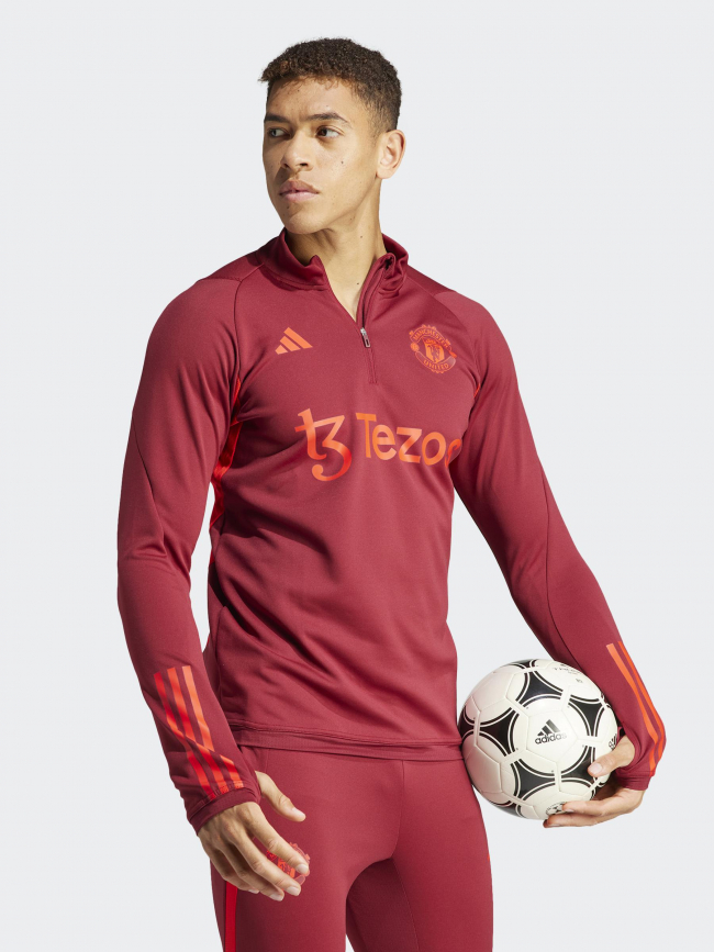 Sweat de football manchester united bordeaux homme - Adidas