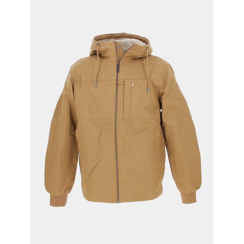 Blouson doublé sherpa ripstop marron homme - Oxbow