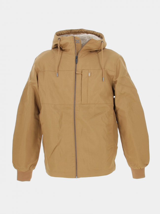 Blouson doublé sherpa ripstop marron homme - Oxbow