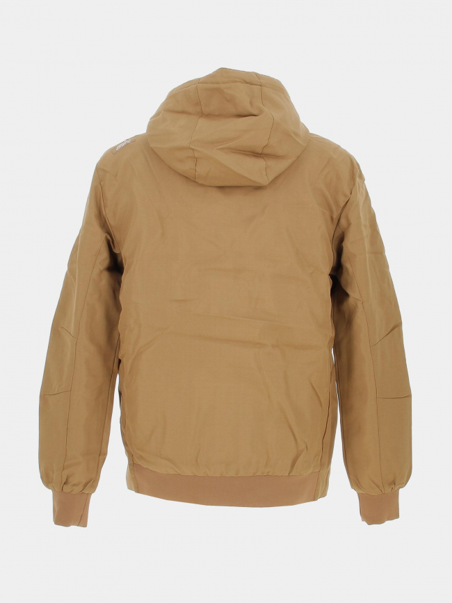 Blouson doublé sherpa ripstop marron homme - Oxbow