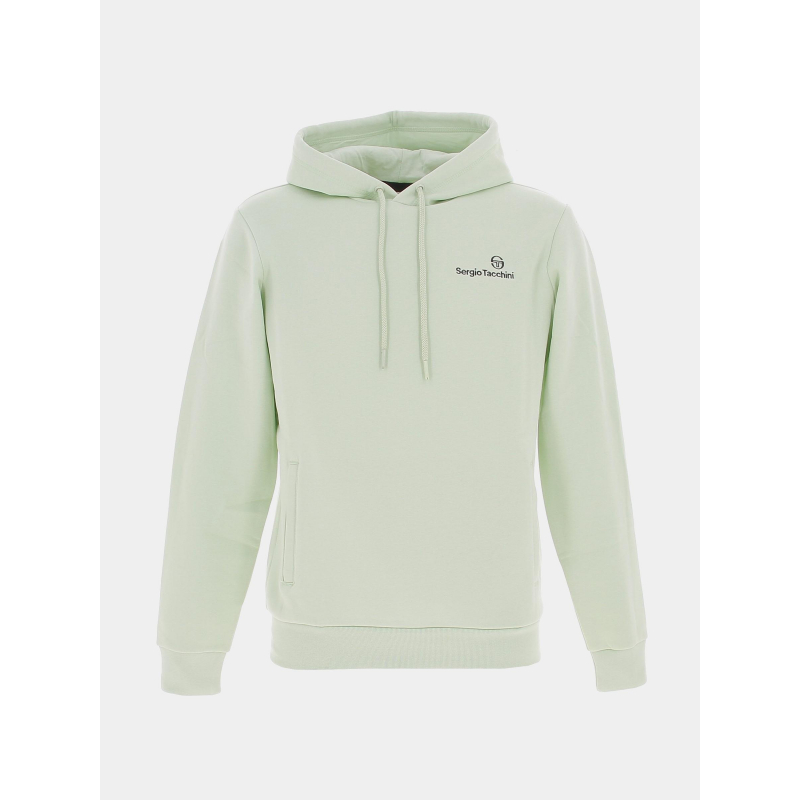 Sweat à capuche uni lobby vert homme - Sergio Tacchini