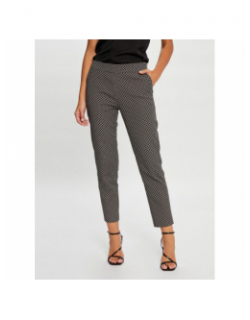 Pantalon imprimés payno noir femme - Morgan