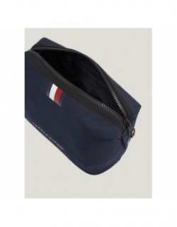 Trousse de toilette skyline stripe bleu marine - Tommy Hilfiger