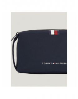 Trousse de toilette skyline stripe bleu marine - Tommy Hilfiger