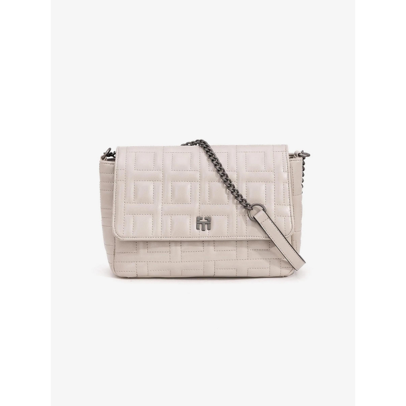 Sac bandoulière matelassé sable beige femme - Tiffosi