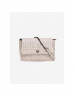 Sac bandoulière matelassé sable beige femme - Tiffosi