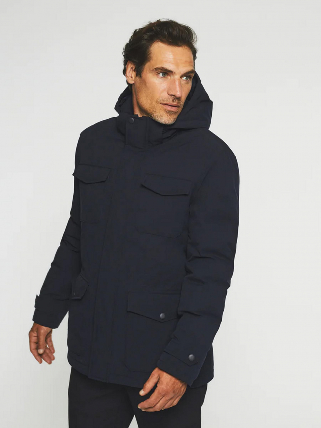 Blouson parka miran bleu marine homme - Izac