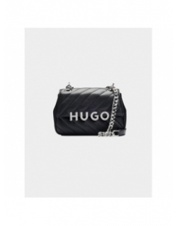 Sac bandoulière matelassé lizzie noir femme - Hugo
