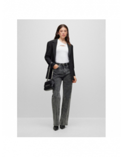 Sac bandoulière matelassé lizzie noir femme - Hugo