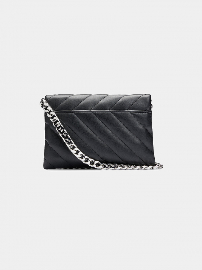 Sac bandoulière matelassé pochette lizzie noir femme - Hugo