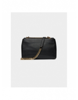 Sac bandoulière simili-cuir lizzie noir femme - Hugo