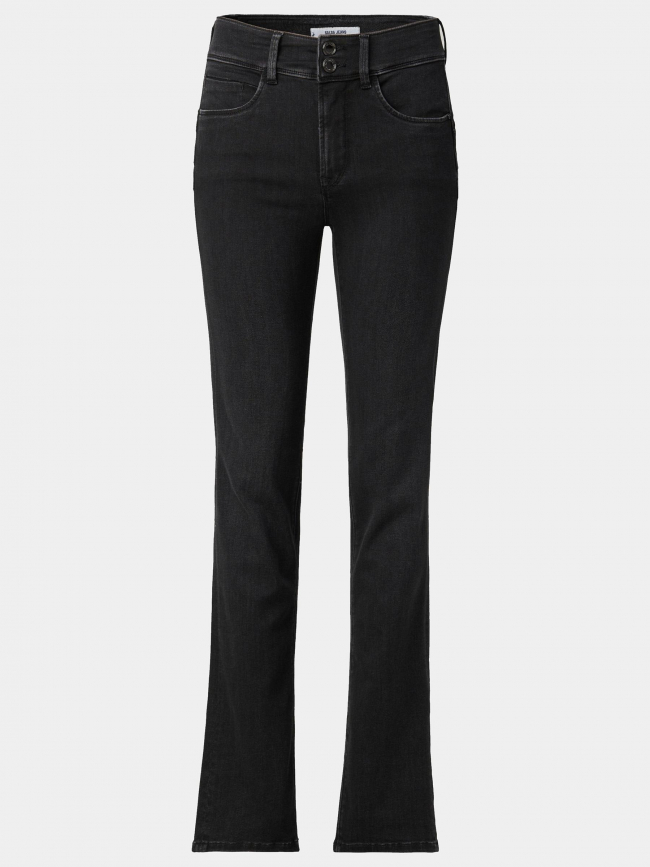 Jean slim secret washed noir femme - Salsa