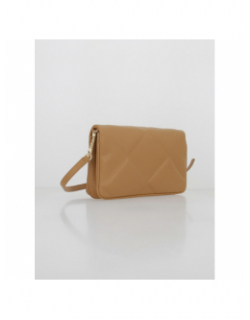 Sac bandoulière re-lock quilt marron femme - Calvin Klein