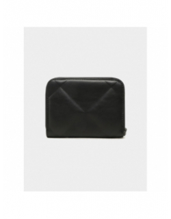 Porte-monnaie re-lock matelassé anti-rfid noir femme - Calvin Klein