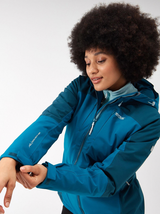 Veste imperméable highton stretch bleu femme - Regatta