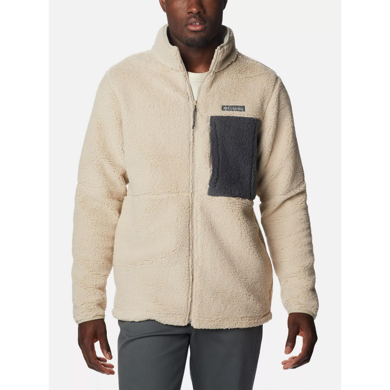 Veste sherpa polaire mountain side beige homme - Columbia