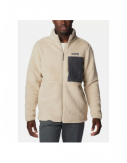 Veste sherpa polaire mountain side beige homme - Columbia