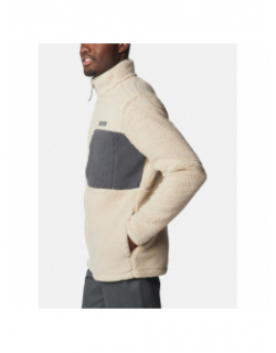 Veste sherpa polaire mountain side beige homme - Columbia