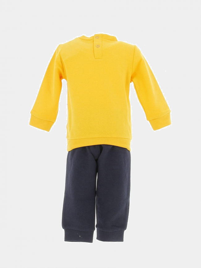 Ensemble jogging sweat crew jaune bleu enfant - Champion