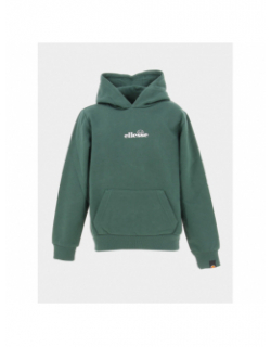 Sweat à capuche uni ellibro vert enfant - Ellesse