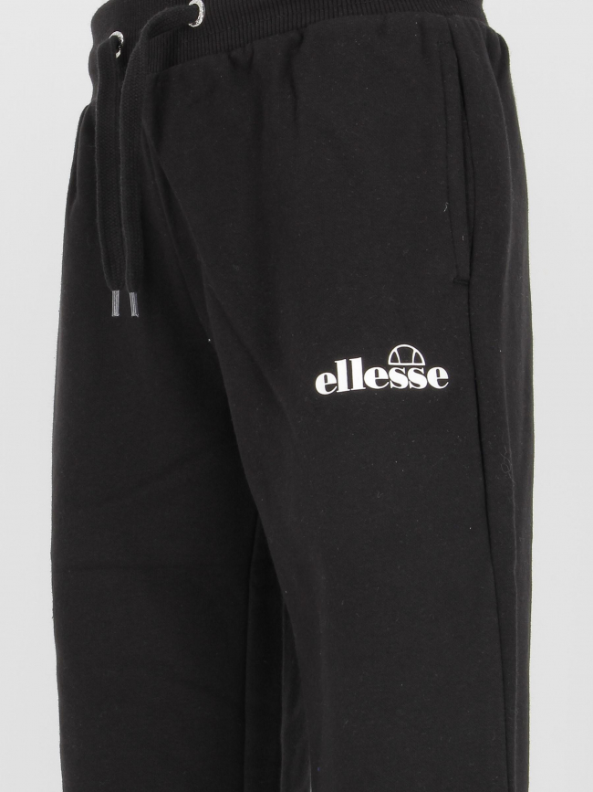 Jogging uni davante noir enfant - Ellesse