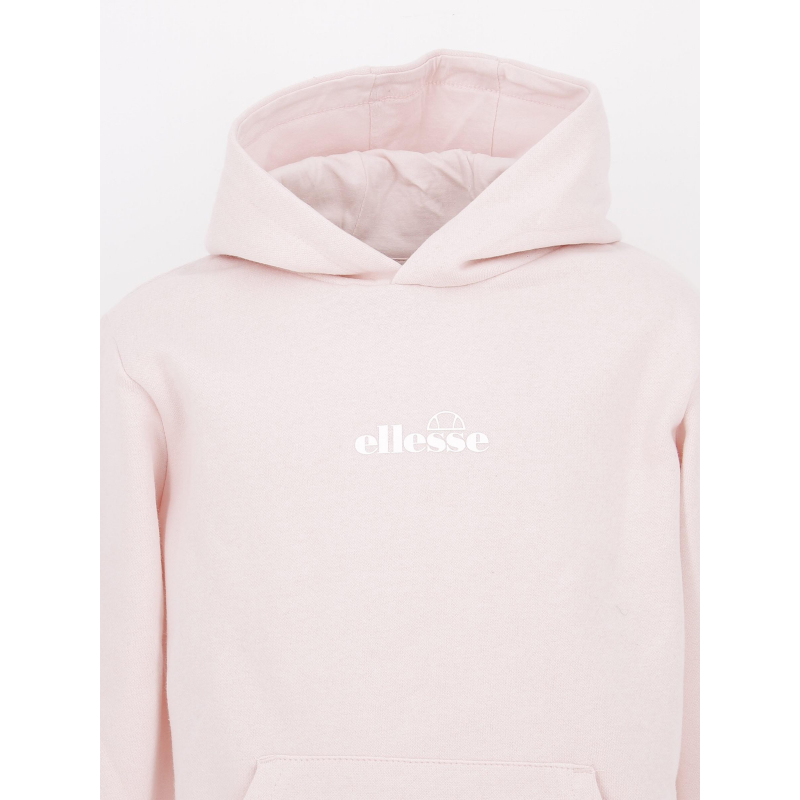Sweat à capuche uni otternere rose enfant Ellesse