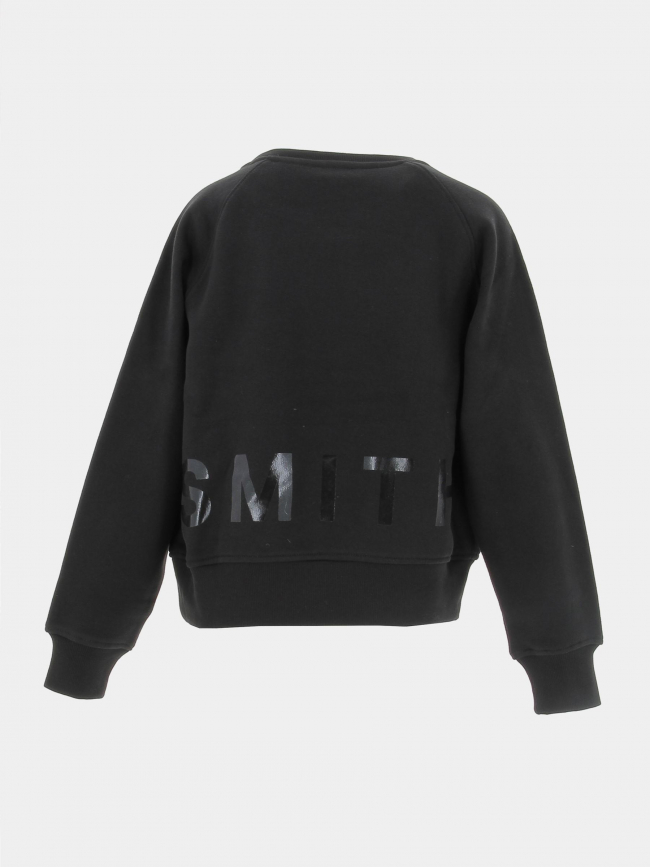 Sweat uni logo patti noir fille - Teddy Smith