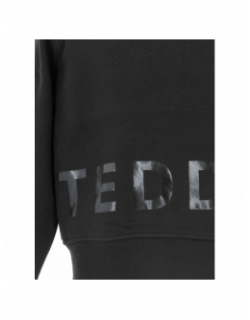 Sweat uni logo patti noir fille - Teddy Smith