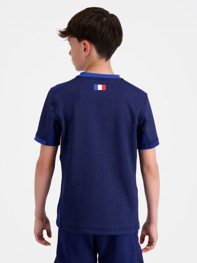 Maillot coupe du monde rugby france bleu enfant - Le Coq Sportif