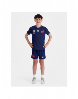 Maillot coupe du monde rugby france bleu enfant - Le Coq Sportif