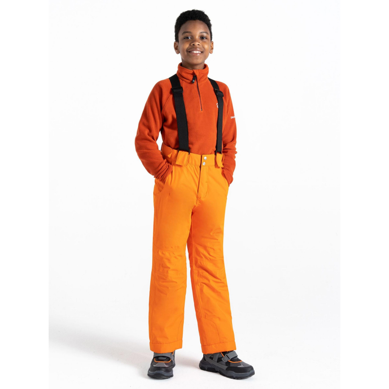 Pantalon de ski motive orange fluo garçon - Dare 2b