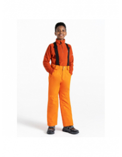 Pantalon de ski motive orange fluo garçon - Dare 2b