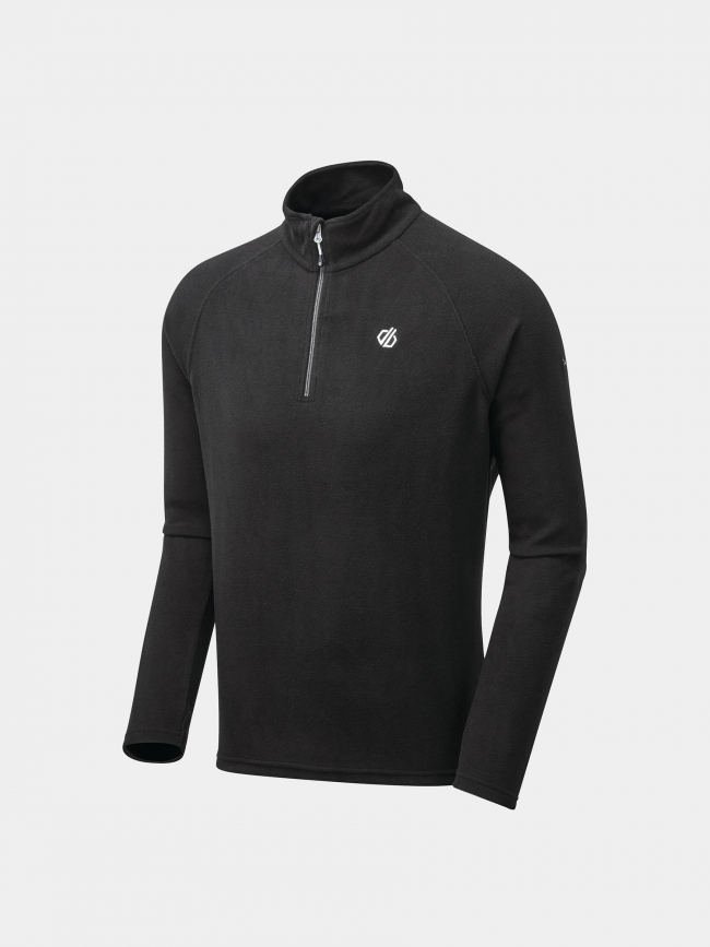 Sweat polaire col zippé freethink II noir homme - Dare 2b