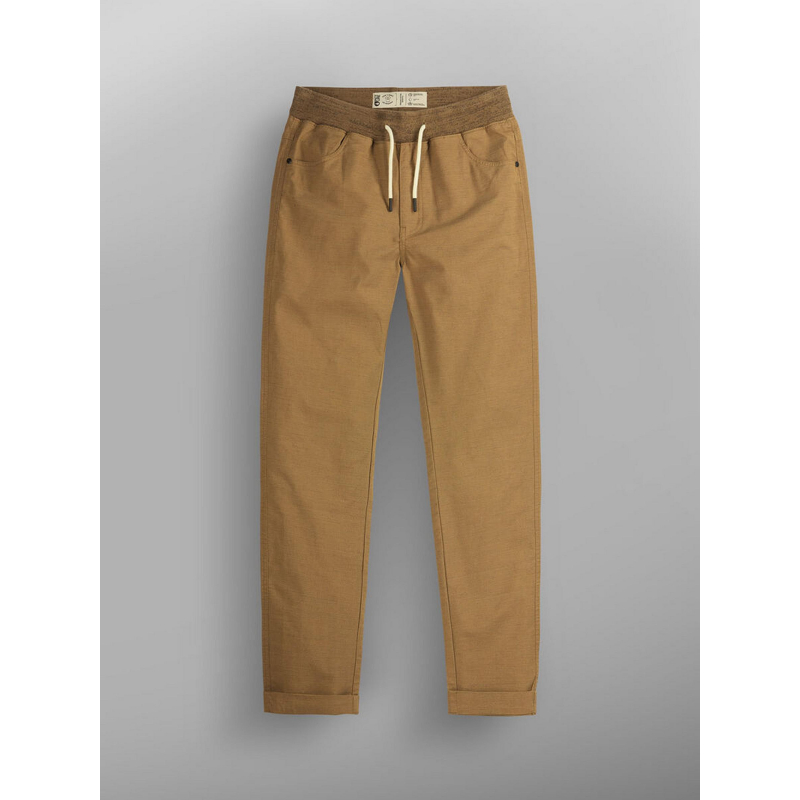 Pantalon chino regular crusy marron homme - Picture