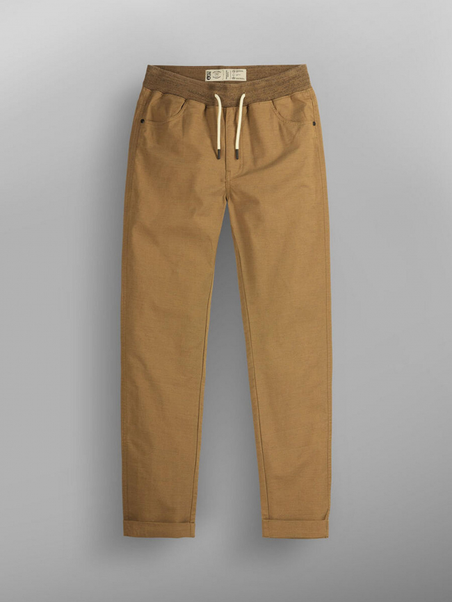 Pantalon chino regular crusy marron homme - Picture