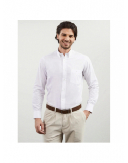 Chemise uni whakatupuke blanc homme - Eden Park