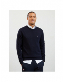 Pull en laine edinburgh bleu marine homme - Eden Park