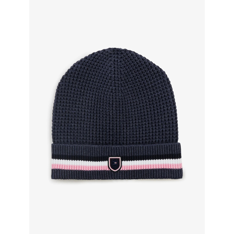 Bonnet bord rayé bleu rose homme - Eden Park