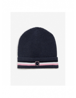 Bonnet bord rayé bleu rose homme - Eden Park