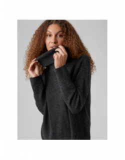 Pull col roulé doffy gris anthracite femme - Vero Moda