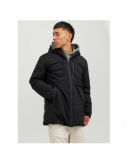 Blouson parka payne noir homme - Jack & Jones