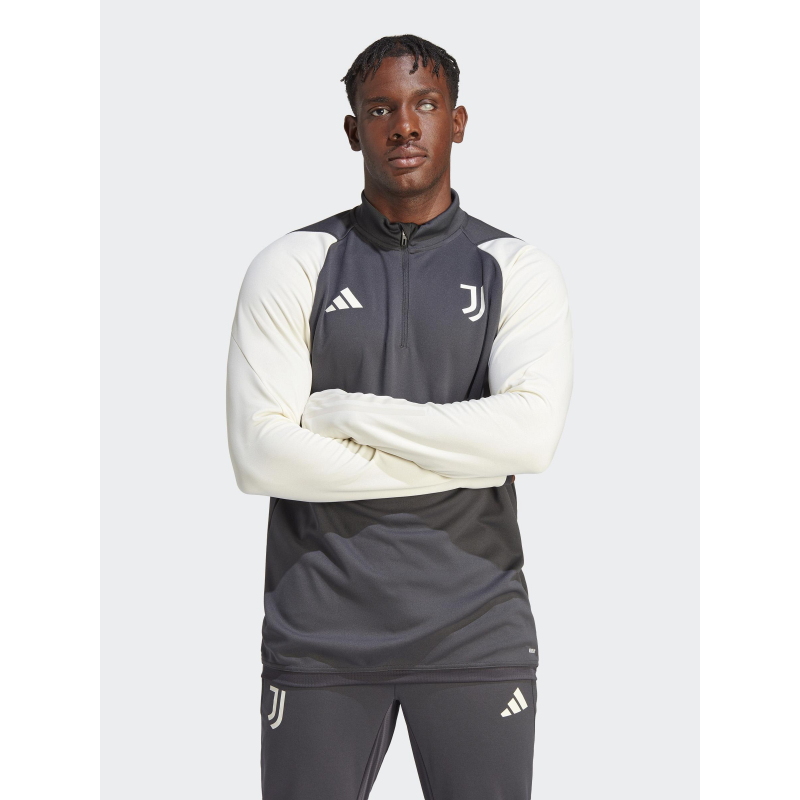 Sweat de football juventus bicolore gris blanc homme - Adidas