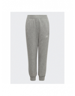 Jogging 3 bandes gris chiné enfant - Adidas