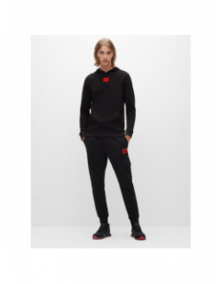 Jogging uni dwellrom noir homme - Hugo