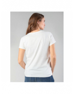 T-shirt carole ice cream blanc femme - Le Temps Des Cerises