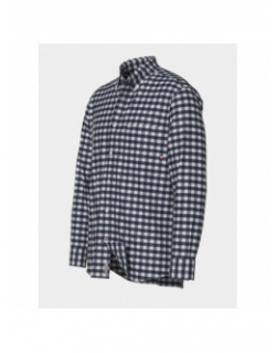 Chemise à carreaux oxford bleu marine homme - Tommy Hilfiger