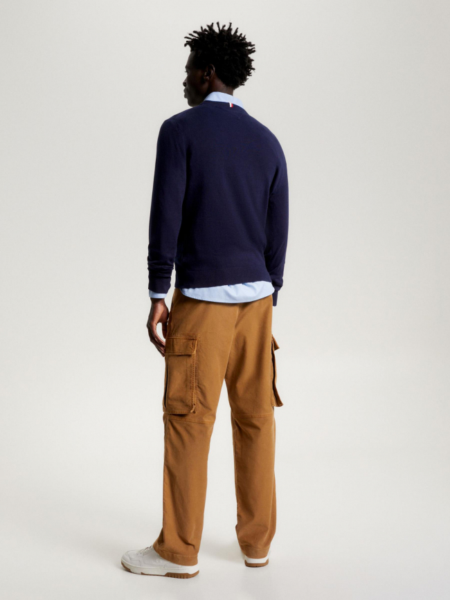 Pull cachemire pima bleu marine homme - Tommy Hilfiger