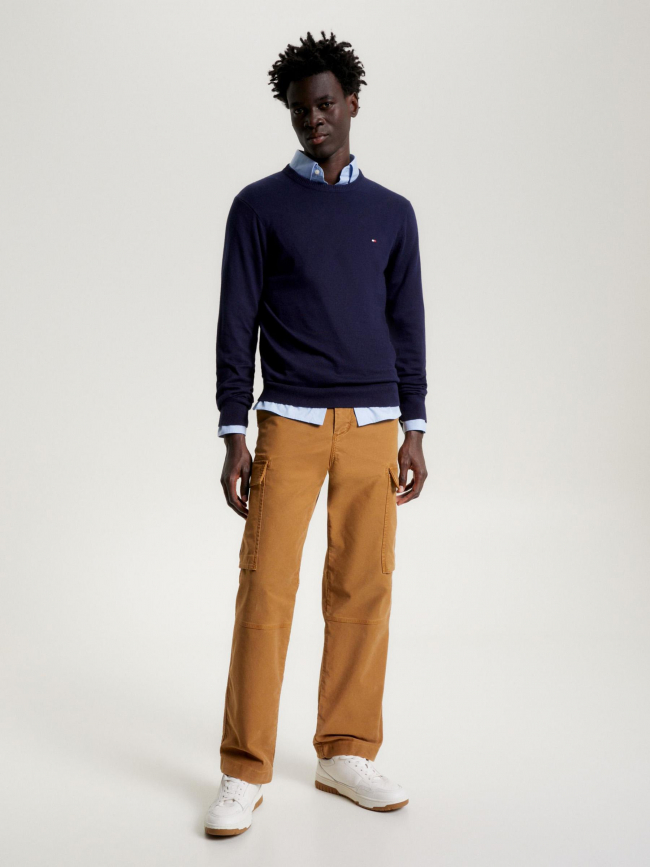 Pull cachemire pima bleu marine homme - Tommy Hilfiger