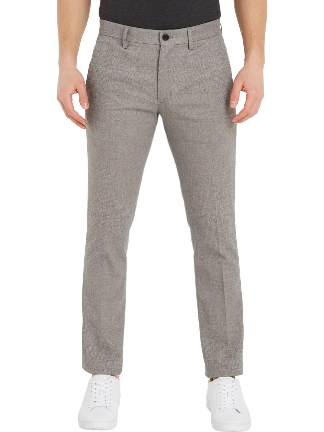 Pantalon chino bleecker gris homme - Tommy Hilfiger